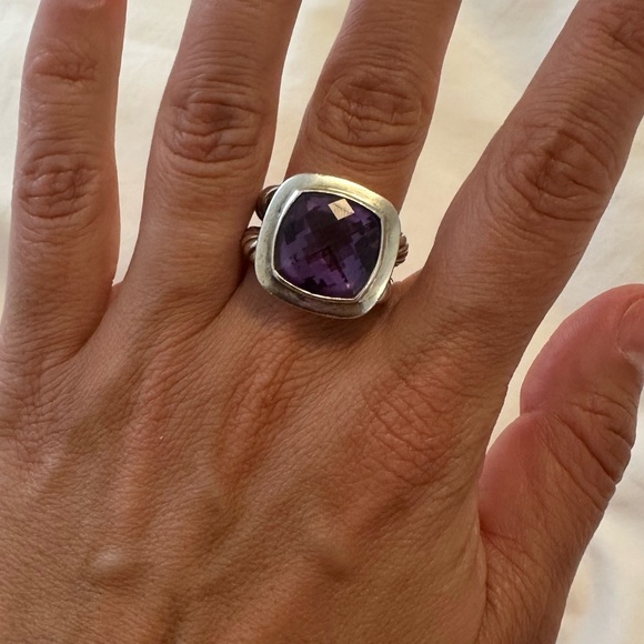 Authentic David Yurman 14mm Albion Amethyst size 7.5 - Picture 3 of 15